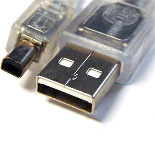 8Ware USB 2.0 Cable 3m A to B 4-pin Mini Transparent Metal Sheath UL Approved 8Ware USB 2.0 Cable 3m A to B 4-pin Mini Transparent Metal Sheath UL Approved